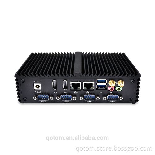 2017 6 Com 2 Lan Core i7 Mini Pc Q370P With Intel Core i7-4500U,it can act as digital TVs,ATMs,POS Systerm IPC